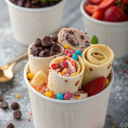 Rulo Dondurma Tavası | Evde Dondurma Yapma Seti